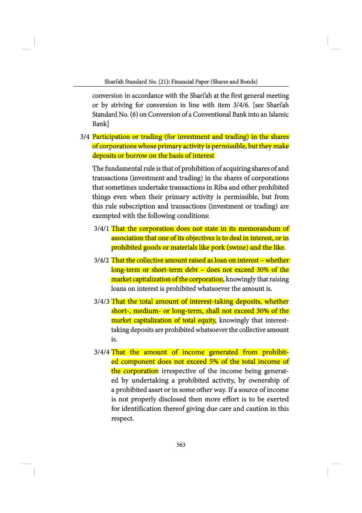 AAOIFI Shariah Standards Page 563